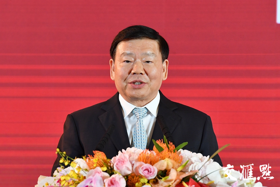 江苏省委书记娄勤俭。交汇点记者 张筠 摄