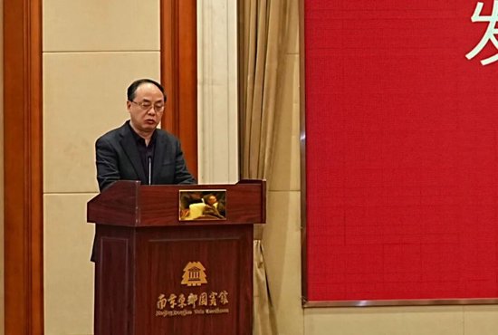 江苏省中国画学会常务理事杨雷发言