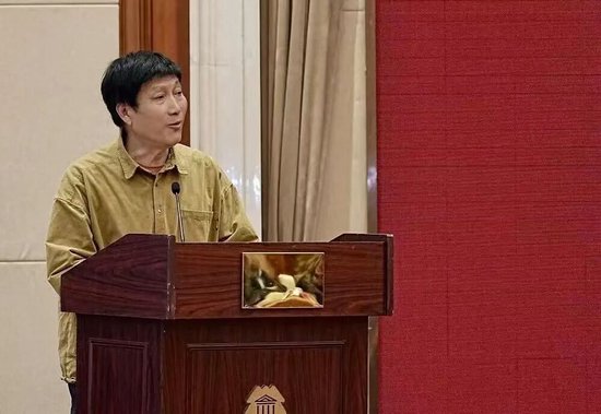 江苏省中国画学会副会长桑建国发言