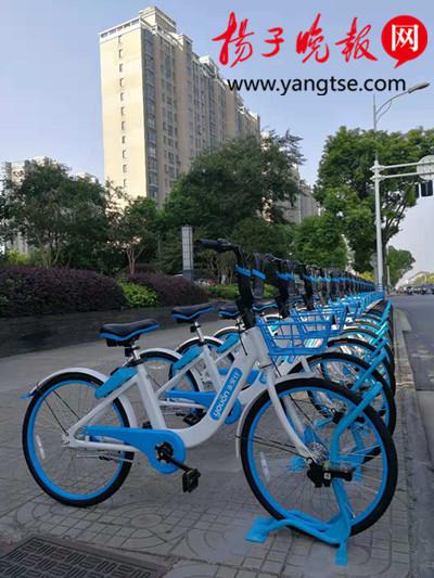 共享单车亮相南通市区。