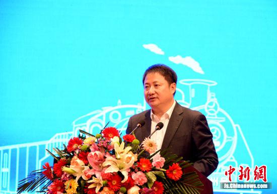 徐州市副市长徐东海致辞。 朱志庚 摄