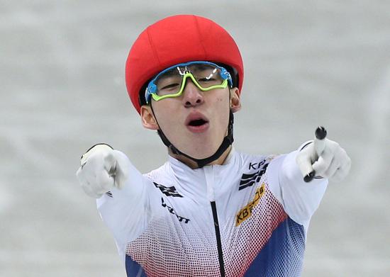 2019年3月10日，短道速滑世锦赛，韩国选手林孝俊获得男子3000米全能项目的冠军。 