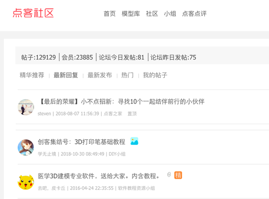 小不点极客社区拥有2万多会员,至今依然活跃。