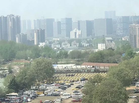 位于南京市安德门附近的一处停车场