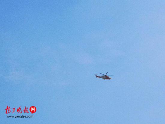 淮安一对龙凤胎早产 医院直升机空中转运