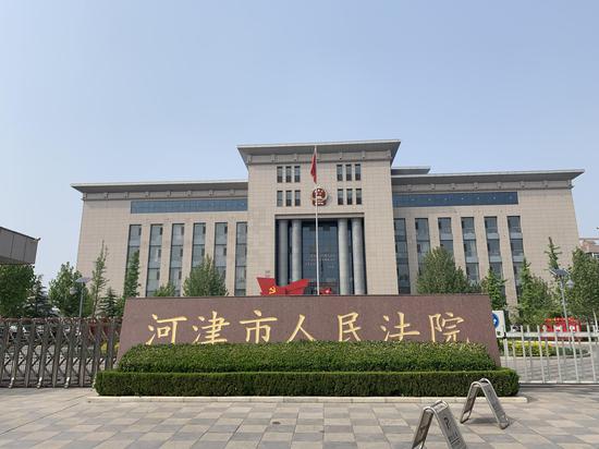 河津市人民法院,王淑珍曾多次在此代理案件。受访者供图