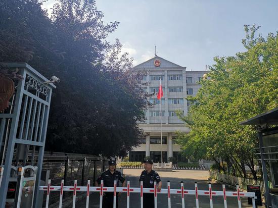 辽源中院 。新京报记者 赵凯迪 摄