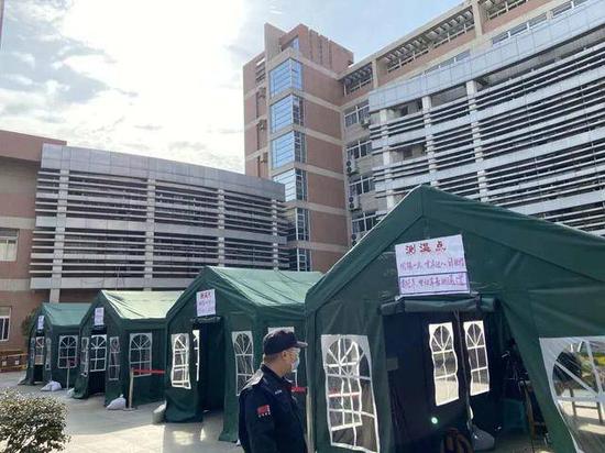 全仿真 多校开展疫情防控实战演练