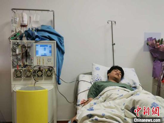 周钰源是福建省最年轻的造血干细胞捐献者之一。 陈思畅 摄