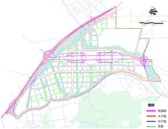 △综合交通规划图