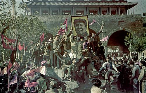 解放军进入南京城
