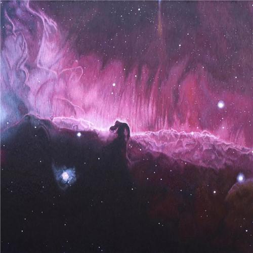 刺绣作品《马头状星云》