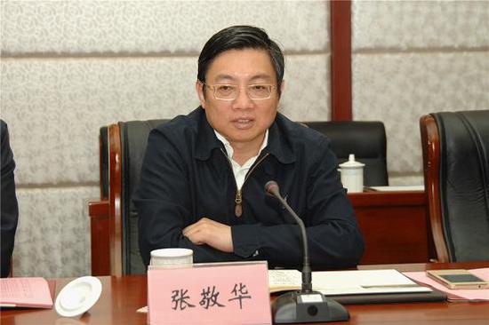时任江苏省副省长的张敬华。资料图