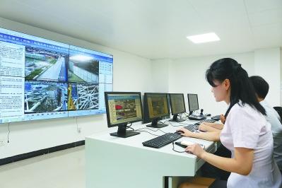 主城区建筑工地渣土运输远程视频监控室内