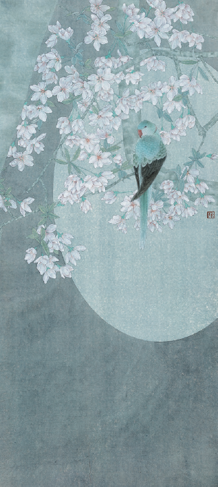 韩非 浮生记·春梦(二)  44cm×98cm