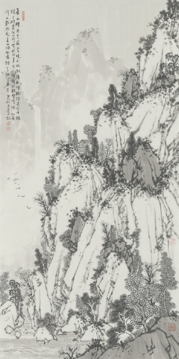 喻建十  春山睡未足  68cm×137cm