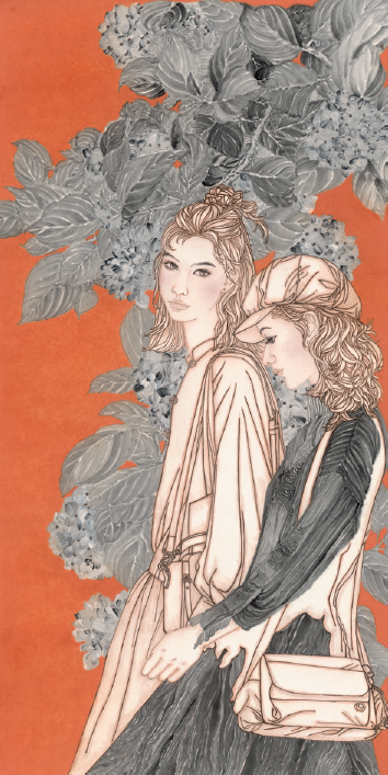 张艺 踏莎行  68cm×136cm