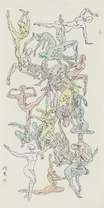 何东  舞魂  69cm×137cm