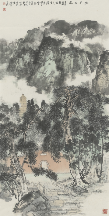 陈福春  法界天成   69cm×136cm