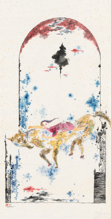 张卫 逍遥游之六 68cm×133cm