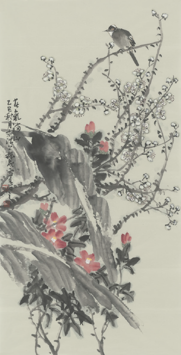 史振岭  春气满山  69cm×135cm