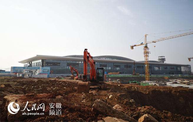 芜宣机场工程建设现场 芜湖市委宣传部供图