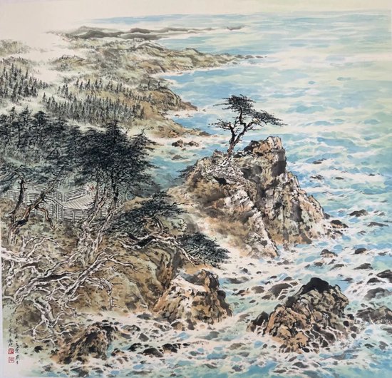 《太平洋卡密尔小景》 周平珖