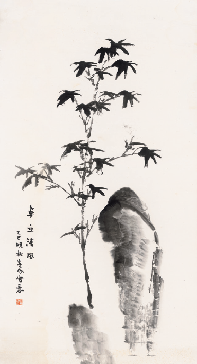 霍春阳  墨竹  81cm×150cm