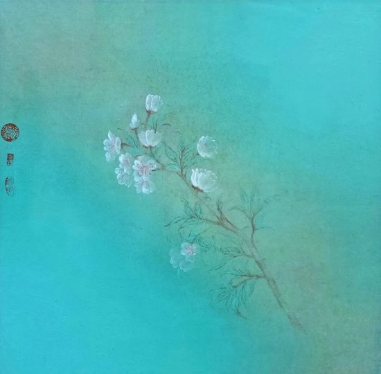 《时间深处系列二》 33cm×33cm&nbsp;冯艳 &nbsp;江苏省中国画学会理事