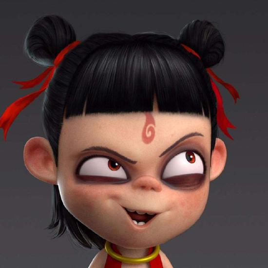 “扎一个哪吒头”成了微博话题