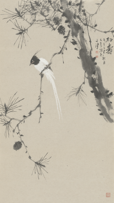 董玉飞 松寿  60cm×107cm