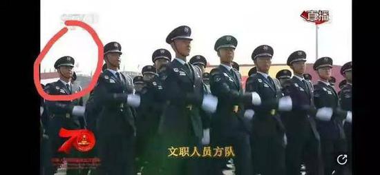 国庆阅兵文职人员方队中 有一位帅小伙来自无锡