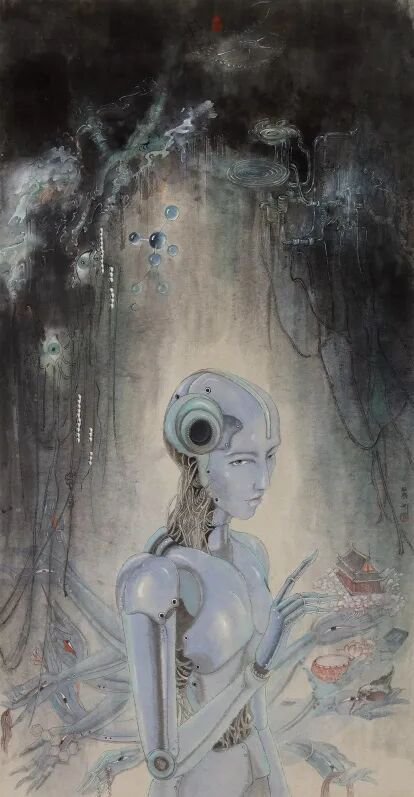 《天瑞祥和——天坛畅想曲》赵丽娜 &nbsp;中国国家画院青年艺术中心画家