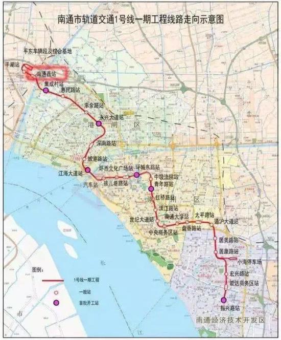 正在建设中的地铁1号线一期工程