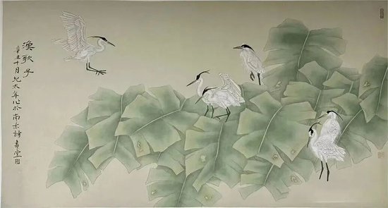 《渔歌子》173cmx94cm