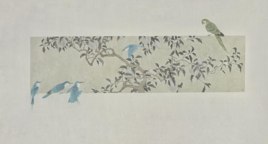 浮生记·幻游桃源 98.5cm×183cm 纸本设色