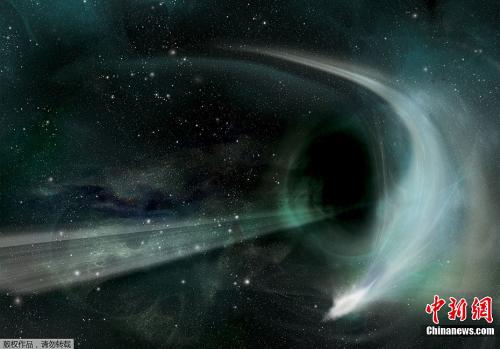 资料图:天文学家抓拍到黑洞吞噬恒星的过程,这被认为是目前宇宙最神秘、最震撼的情景。