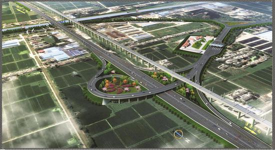 八桥沪通效果图陈红供图