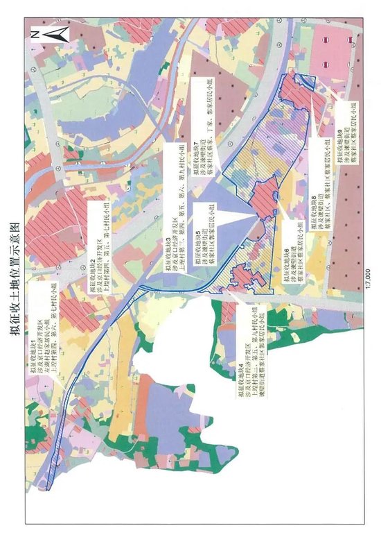 拟征收土地位置示意图
