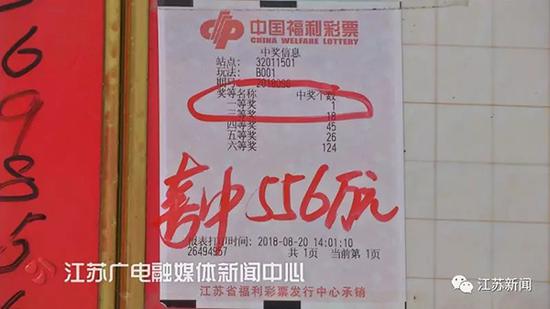 南京一男子赊账买彩票中556万 店主凌晨做了个决定