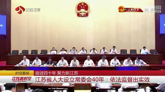 江苏省人大设立常委会40年：依法监督出实效