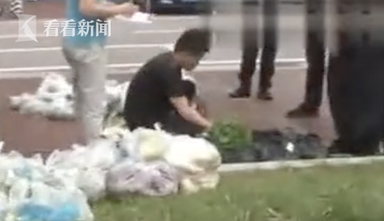 男子凌晨偷620斤菜 自己也不知道要吃到哪一天