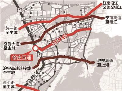徐庄互通示意图。(资料图片)