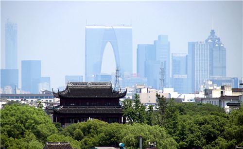 如今的苏州阊门。王建康摄视觉江苏供图