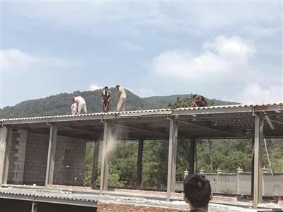 老山国家森林公园内竟建会所 城管接举报后迅速组织强拆