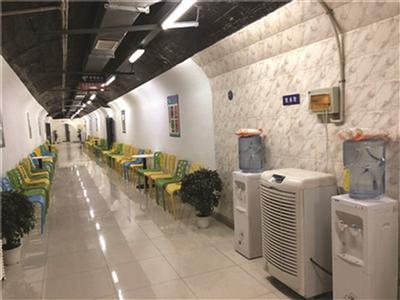 北极岩人防工程即将开放供市民纳凉。 薛玲 摄