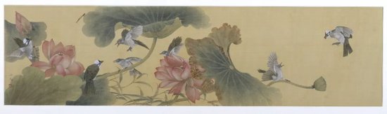 《暑运西流》34cm×136cm&nbsp;朱小元 &nbsp;江苏省中国画学会理事