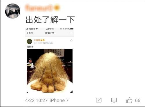 还有网民替特朗普发言:大家尽管吃,我的头发不会少一根。