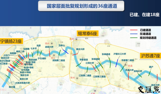 近三年内新建9座过江通道