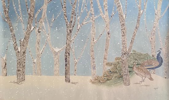 《千树万树梨花开》124cmx246cm